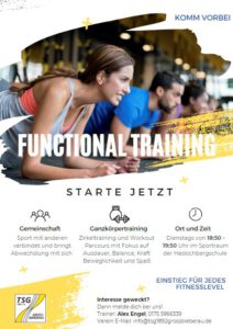 Functional Training Flyer